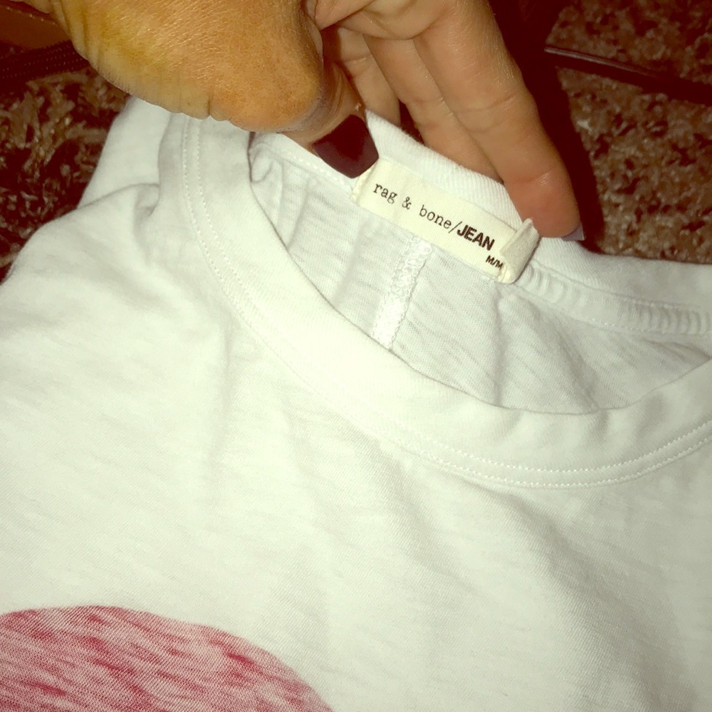 Rag and bone jeans t shirt worn a few times